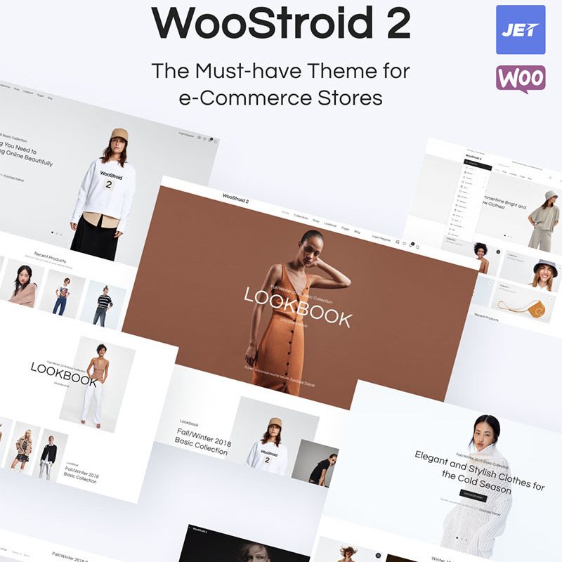 Woostroid2 - многоцелевой WooCommerce шаблон